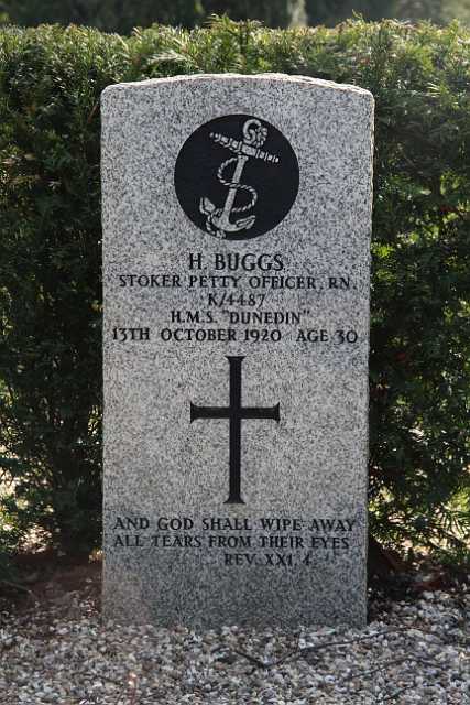 Vestre kirkegaard (22).JPG - Henry Buggs, Petty Officer Stoker H.M.S. Dunedin